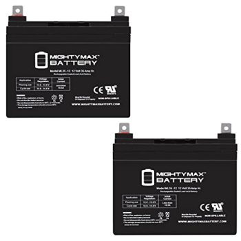 Mighty Max Battery ML35-12 - 12 Volt 35 AH SLA Battery - Pack of 2
