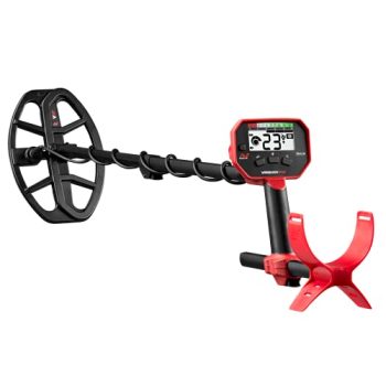 Minelab Vanquish 340 Multi-Frequency Auto-Select Metal Detector for Adults with V10 10"x7" Double-D Waterproof Coil (3 Detect Modes)