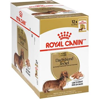 Royal Canin Breed Health Nutrition Dachshund Loaf in Gravy Pouch Dog Food, 3 oz pouch (12-count)