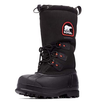 Sorel Women's Glacier XT Boot,Black/Red Quartz,5 M US