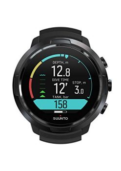 Suunto D5 All Black Dive Computerwith Color Screen And Exchangeable Straps