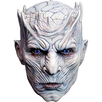 Trick or Treat Studios Men's Game of Thrones-Night's King, White Walker Men's Full Head Mask, Multi, One Size