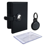 Simply Soirée Wallet Passport With AirTag Keychain