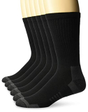 Amazon Essentials Cotton Half-Cushioned Crew Socks