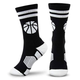 ChalkTalkSports Basketball Woven Mid-Calf Socks