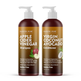 MAJESTIC PURE Apple Cider Vinegar Shampoo and Avocado Coconut Conditioner