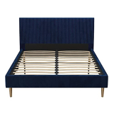 Mr. Kate Daphne Upholstered Headboard and Platform Bed Frame