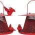 Nature’s Hangout Window Bird Feeder With Suction Cups