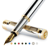 Scriveiner Silver Chrome Fountain Pen