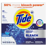 Tide Plus with Bleach Powder Laundry Detergent